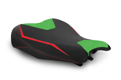 LUIMOTO SPORT Rider Seat Cover for the KAWASAKI Ninja ZX-25R (2020+) and ZX4RR (2023+)