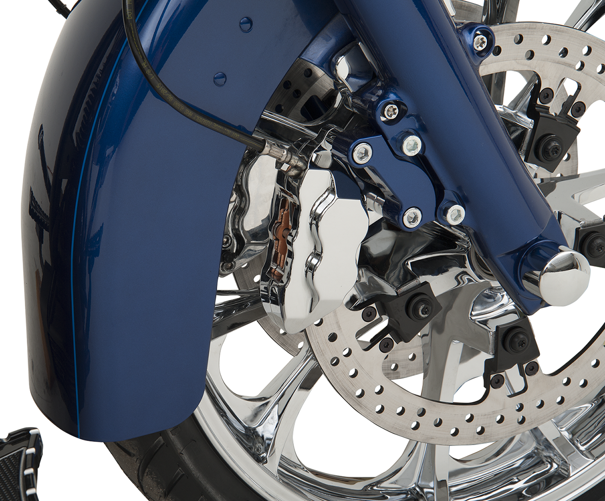HAWG HALTERS 4-Piston Caliper - Dual Disc - Front - Chrome FKDDCC5018