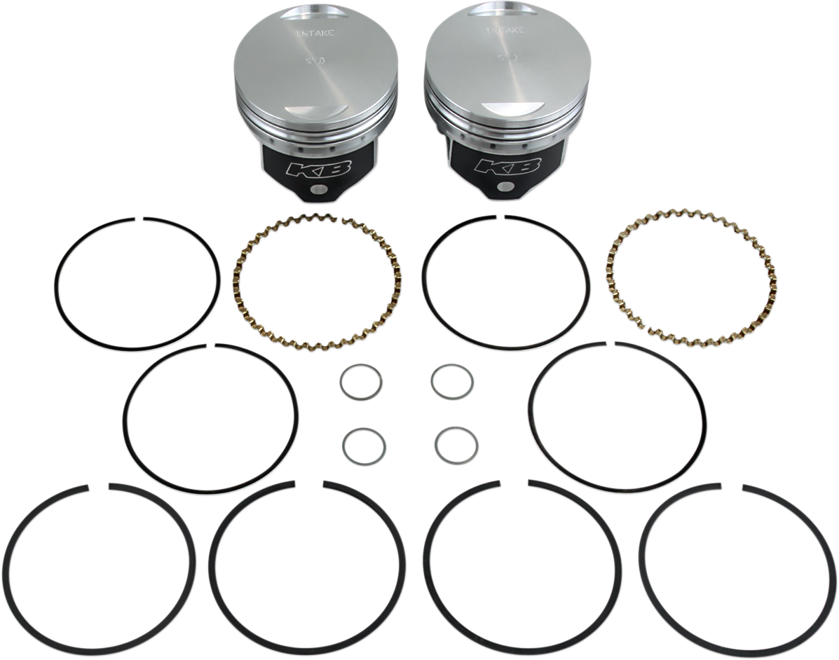 KB PERFORMANCE Piston Kit - Standard - 80" Evolution Big Twin KB258.STD