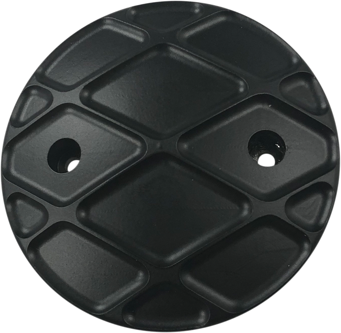 EDDIE TROTTA DESIGNS Points Cover - Platinum Cut - Black Anodized - M8 TC-566B