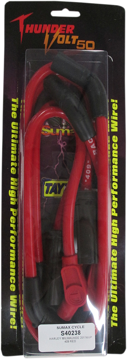 SUMAX Spark Plug Wire - 10.4 mm - Red S40238