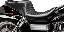 LE PERA Cherokee Seat - Pleated - Black - FXDWG '96-'03 LN-023PT