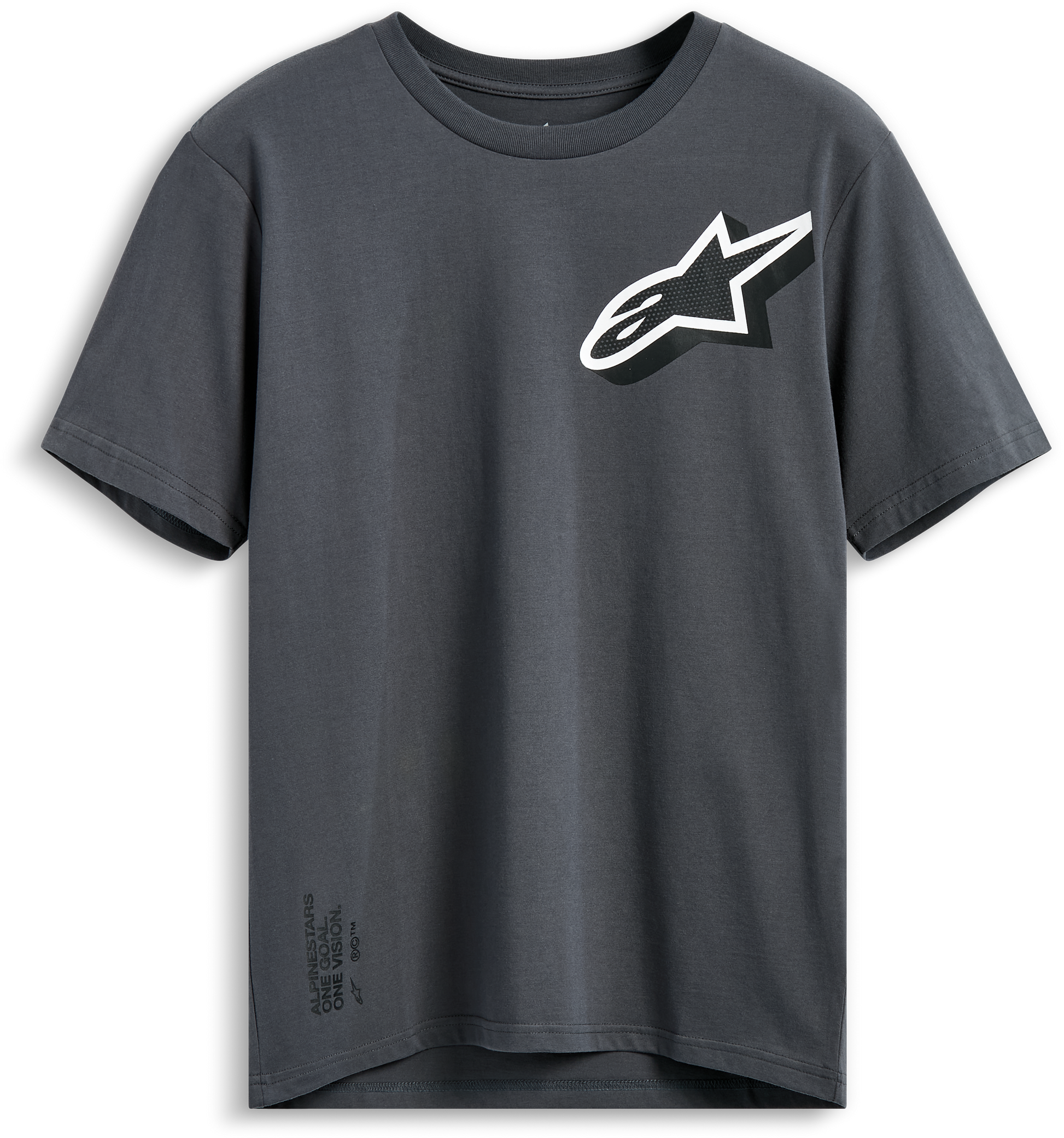 Shaded Ss Csf Tee Charcoal Lg