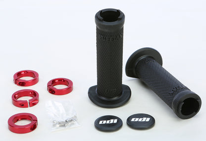 Atv Ruffian Lockon Grip 130mm Black/Red