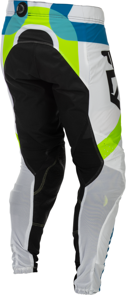 Lite Le Current Pants White/Lime/Blue Sz 34