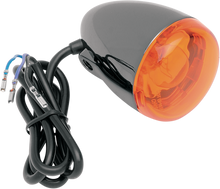 CHRIS PRODUCTS Turn Signal - Black Nickel/Amber 8500A-BN