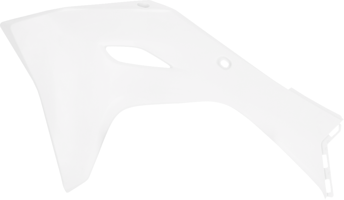 CYCRA Replica Radiator Shrouds - White - Kawasaki KX 450 1CYC-1872-30