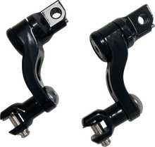 DRAG SPECIALTIES Passenger Peg Mount - Adjustable - Black 63190B