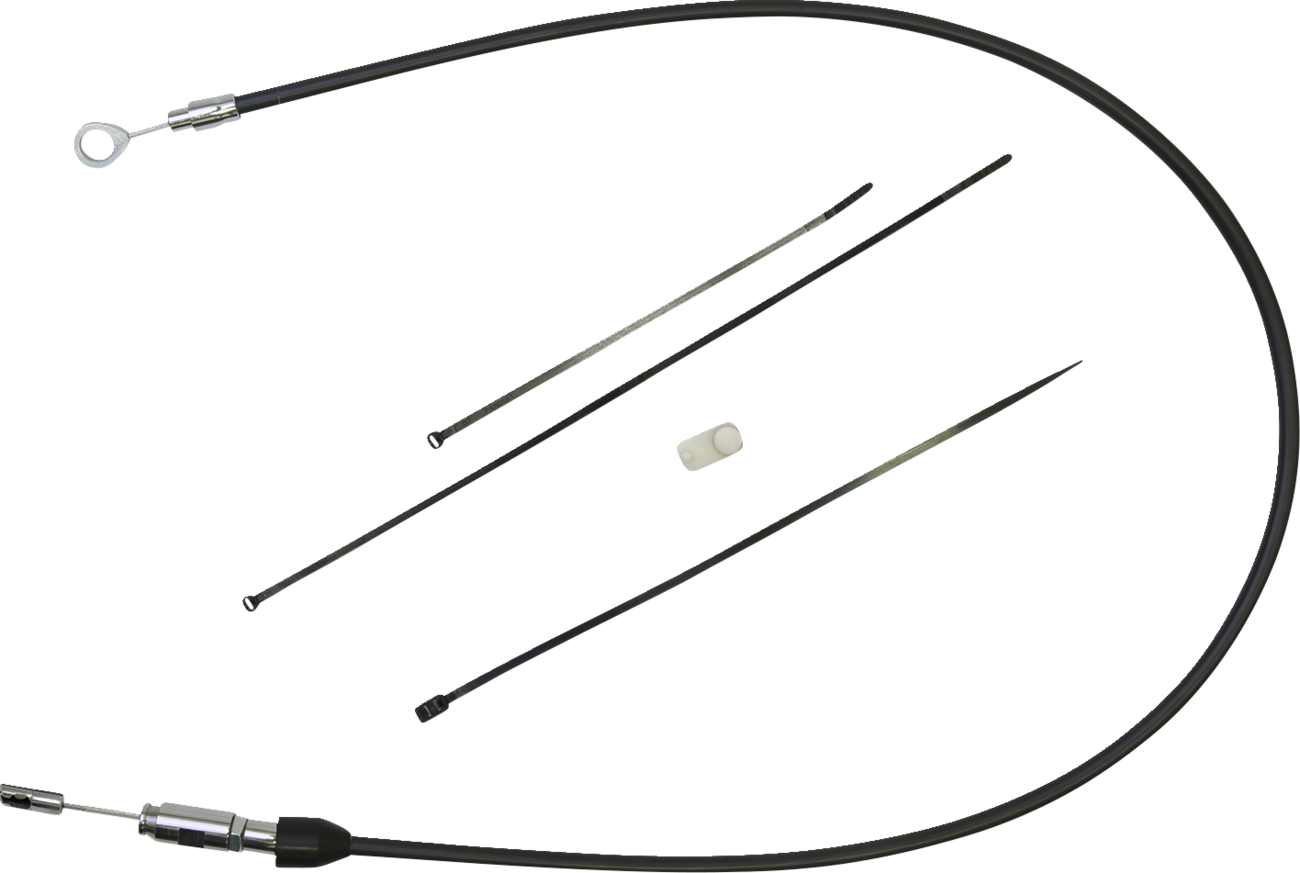 DRAG SPECIALTIES Quick Connect Clutch Cable - Upper - 32" - Black/Chrome 43234-2HE