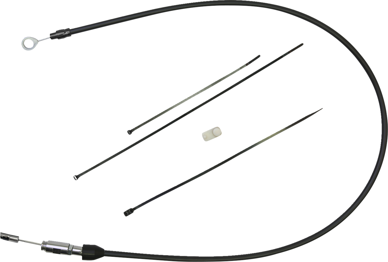 DRAG SPECIALTIES Quick Connect Clutch Cable - Upper - 33" - Black/Black 63234-1HE