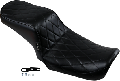 LE PERA Cherokee Seat - Diamond Pleated - Black - FL/FX '06-'17 LK-021DM