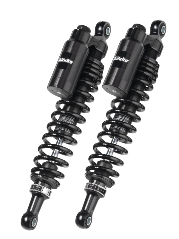 Bitubo WMT0 Twinshocks Adj.: Spring Preload, Reb., Comp., Length 301mm, Piggyback Tank, Dk Edition