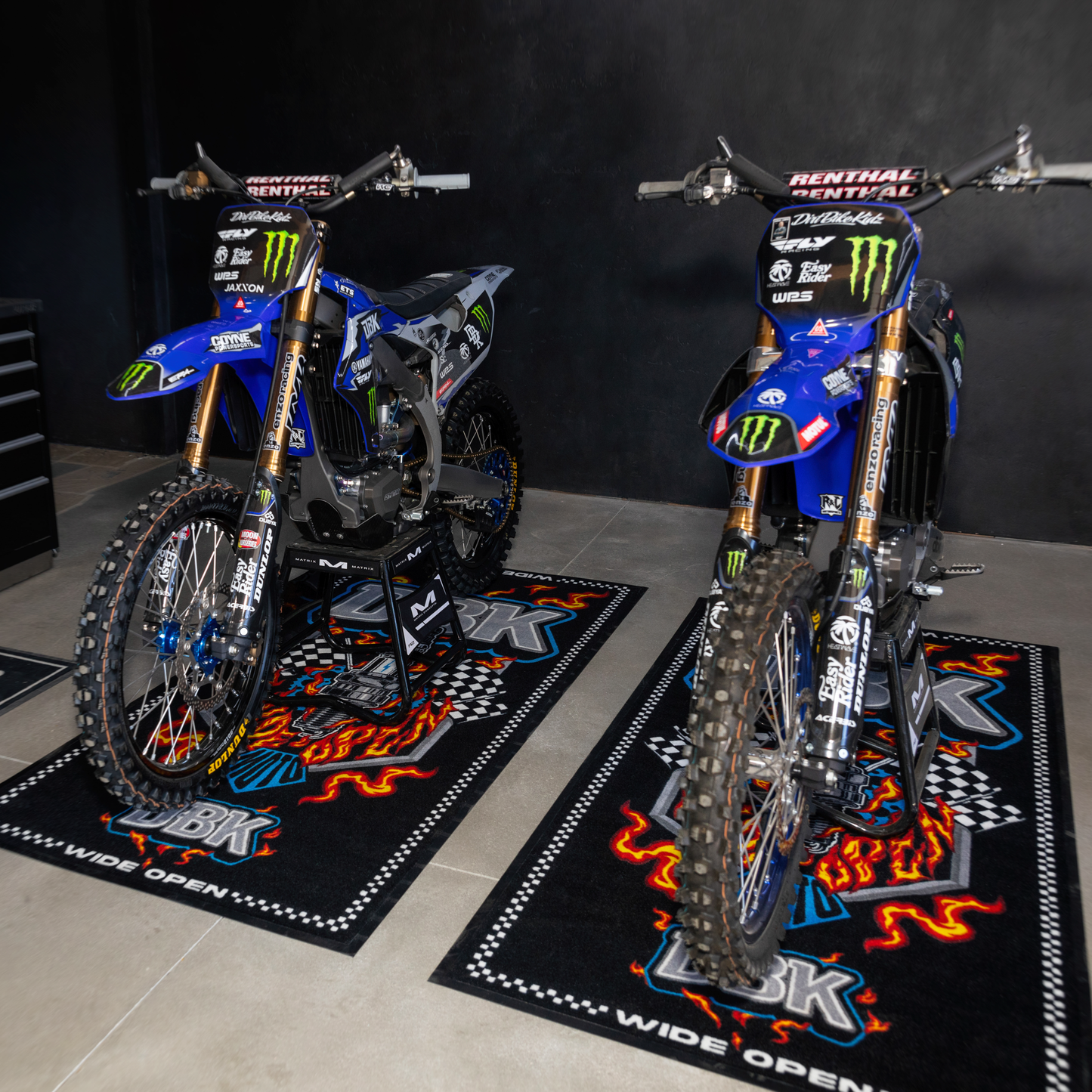 Wide Open Bike Mat 3.5'x7'