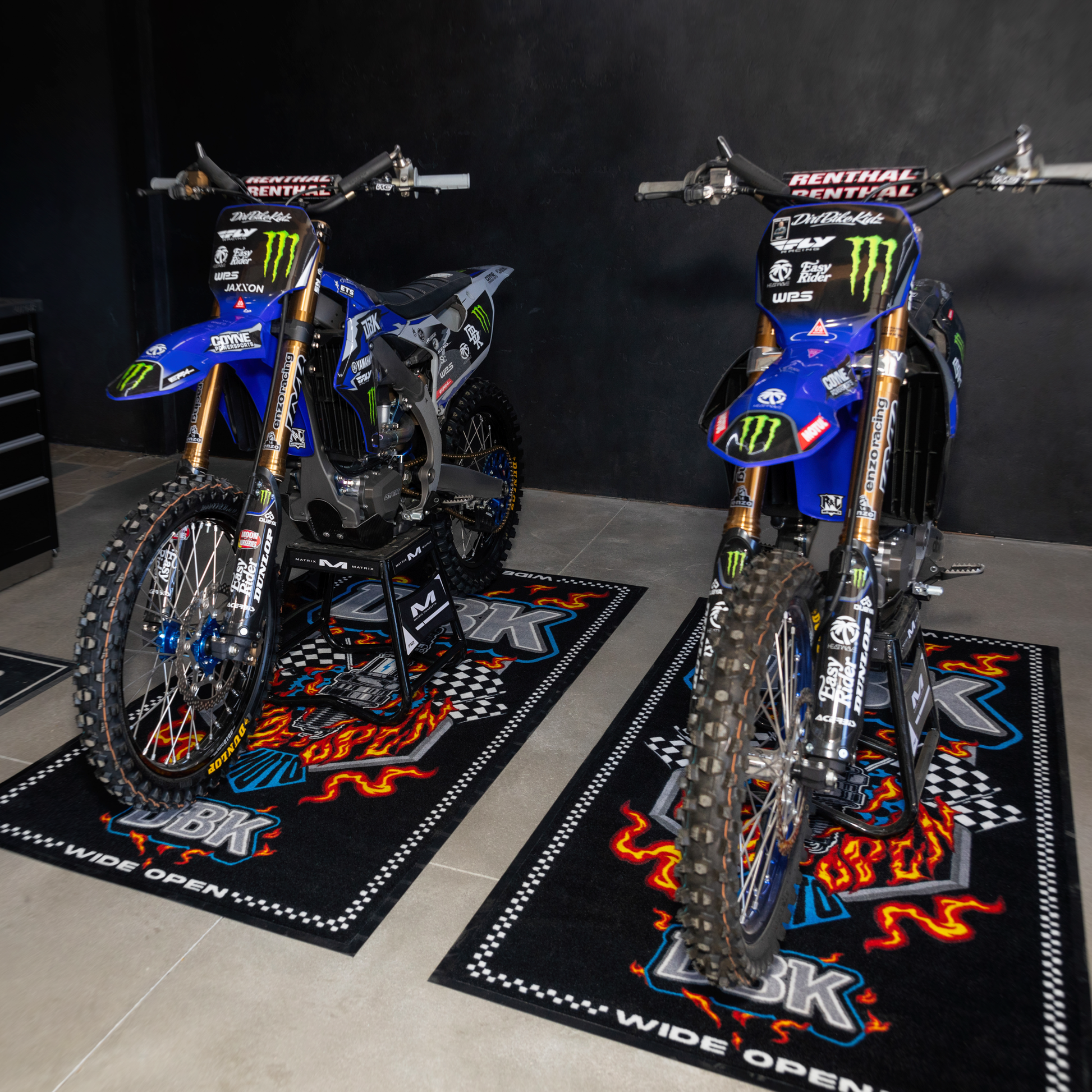 Wide Open Bike Mat 3.5'x7'