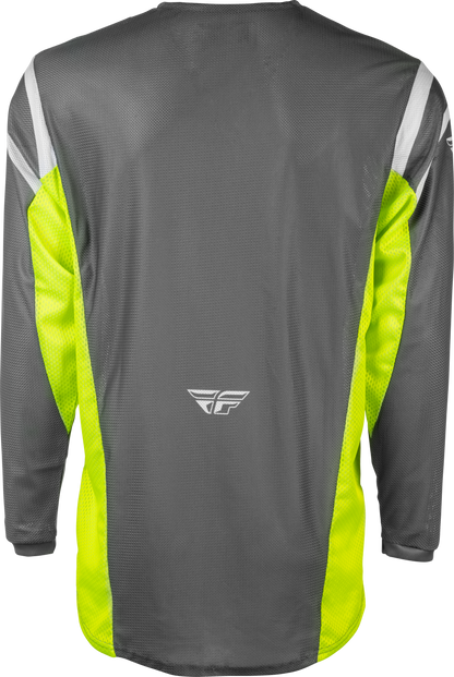 Kinetic Mesh Center Jersey Grey/White/Hi Vis 2x