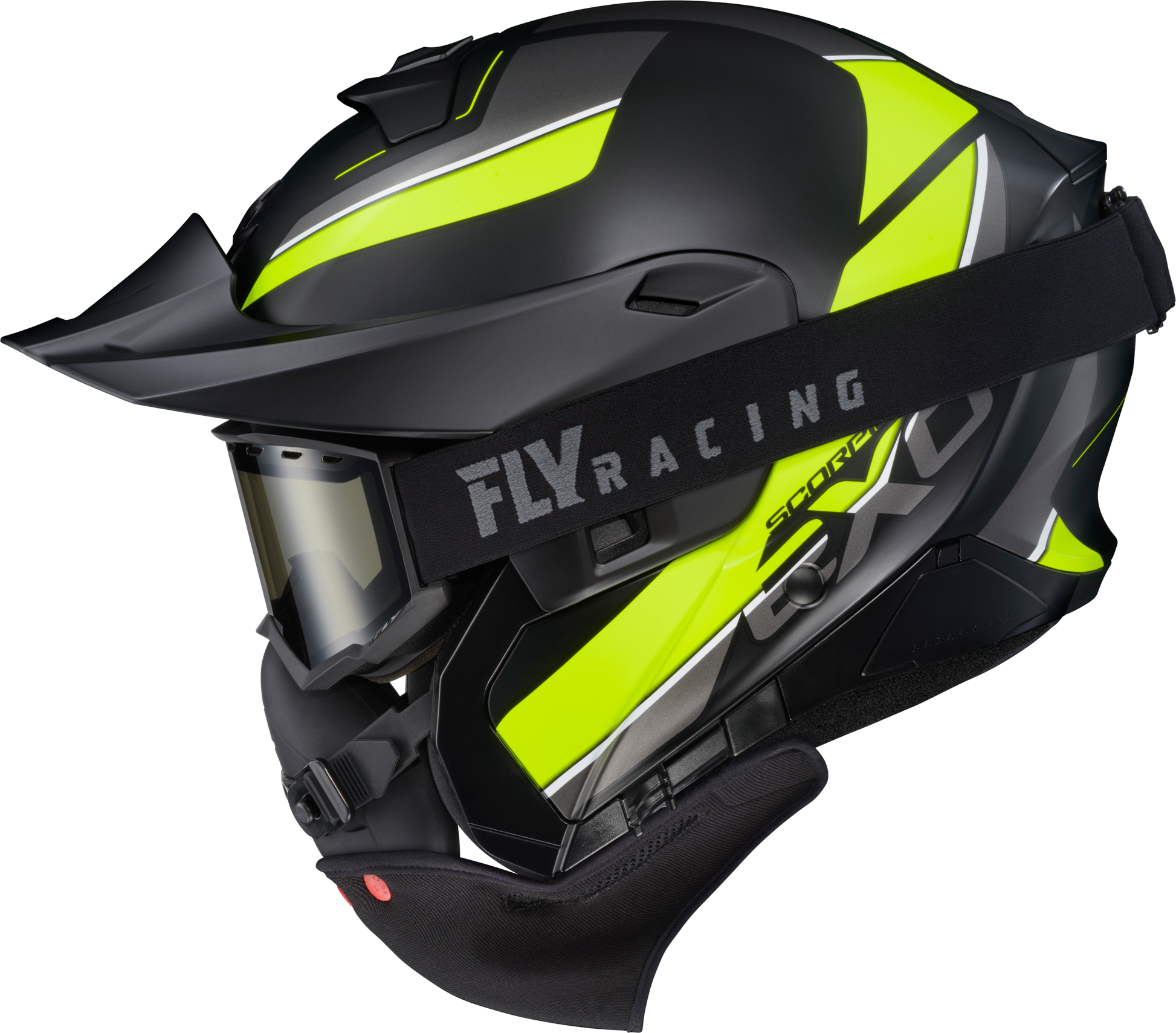 Exo Gt930 Cold Weather Helmet Modulus Hi Vis Lg (Electric)