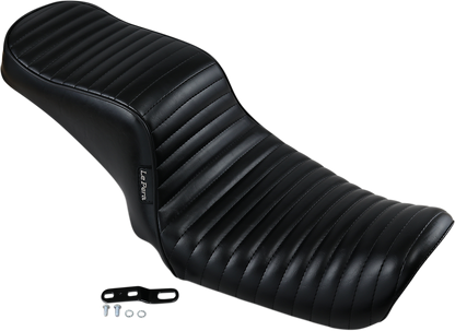 LE PERA Cherokee Seat - Pleated - Black - FL/FX '06-'17 LK-021PT