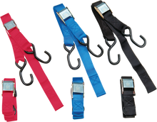 PARTS UNLIMITED Heavy-Duty Cam Buckle Tie-Downs - 1-1/2" x 6' - Black TD0030