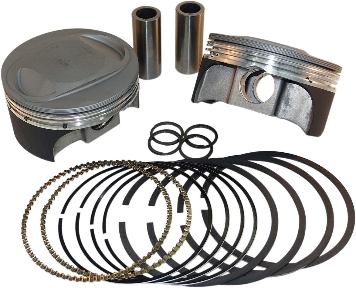 KB PERFORMANCE Piston Kit - 3.875" Standard - 10.0:1 CR - 103" Twin Cam | 96" Big Bore to 103" w/SE 95 cc Heads KB660LCA.STD