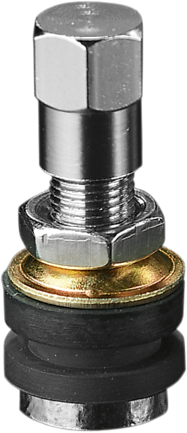 PARTS UNLIMITED Valve Stem - Straight - Chrome - 1-3/16" VS1218R
