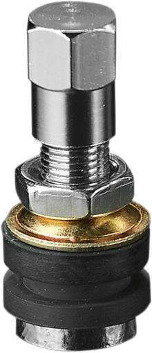 PARTS UNLIMITED Valve Stem - Straight - Chrome - 1-3/16" VS1218R