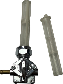 DRAG SPECIALTIES Petcock - Vacuum - Left Outlet - Chrome T03-0100C