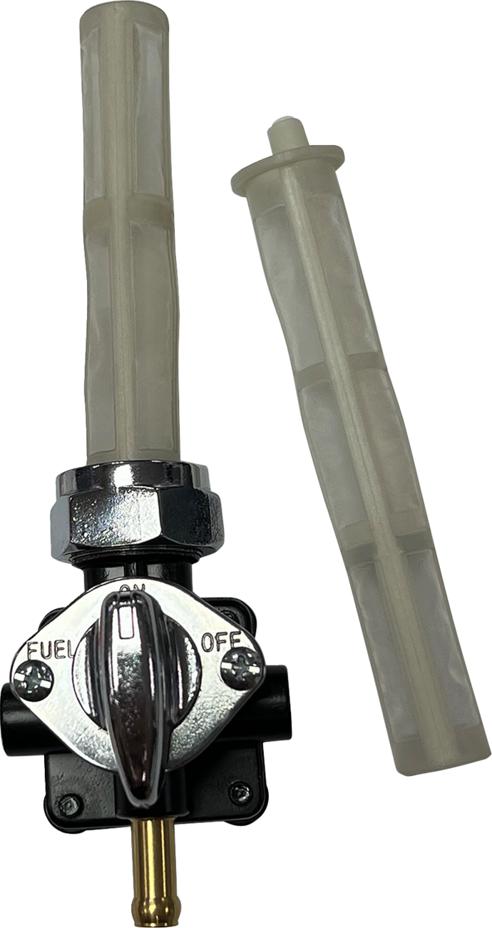 DRAG SPECIALTIES Petcock - Vacuum - Downward Outlet - Black T03-0101B