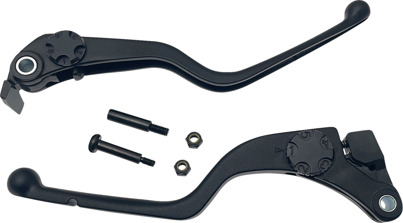 DRAG SPECIALTIES Handlebar Control Kit - Pan America - Black H07-0731MB