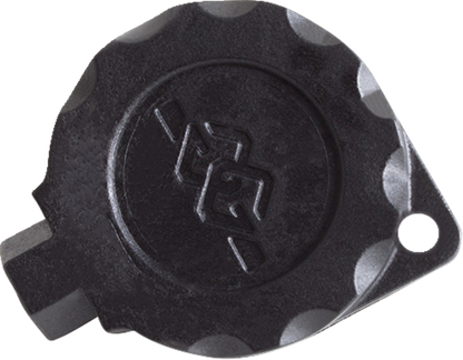GILLES TOOLING Oil Filler Plug - Black - M20 x 1.5 - Aprilia/Honda/Suzuki OFC-20-15-B