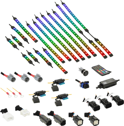 SADDLE TRAMP LED Accent Lighting - '98-'22 FLH/FLT BC-CHASE-K1
