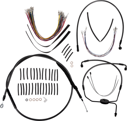 MAGNUM SHIELDING 1-1/4" Viking Handlebar Installation Kit - 12" - Black Pearl™ 48830-412