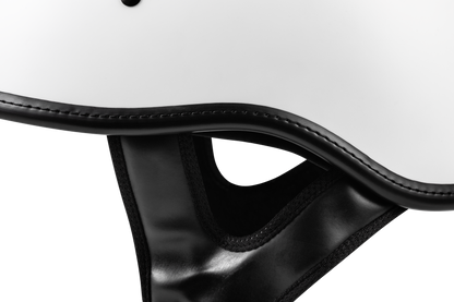 .357 Solid Half Helmet Matte White Md