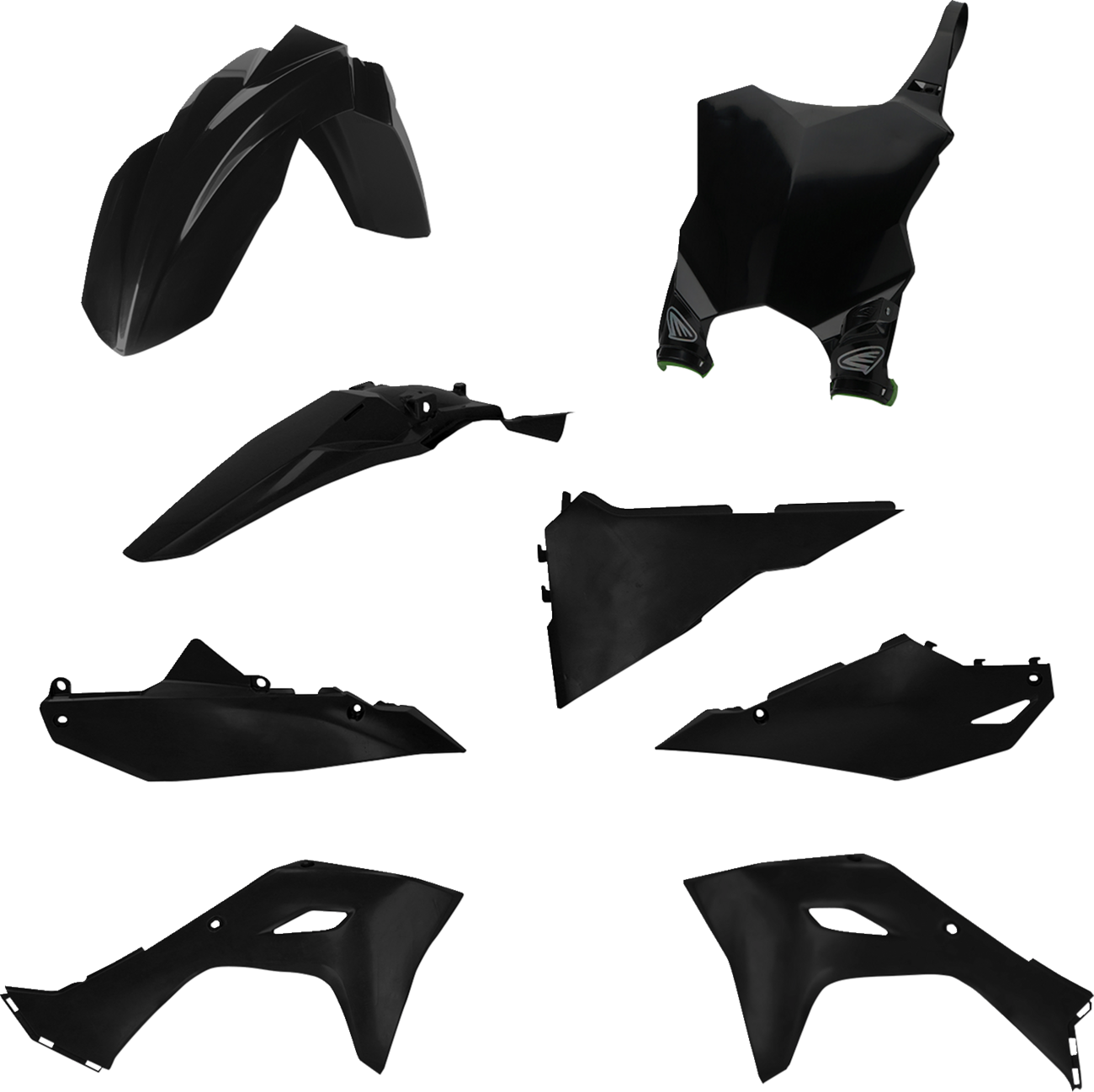 CYCRA 5 Piece Replica Body Kit - Black - Kawasaki 1CYC-9436-12