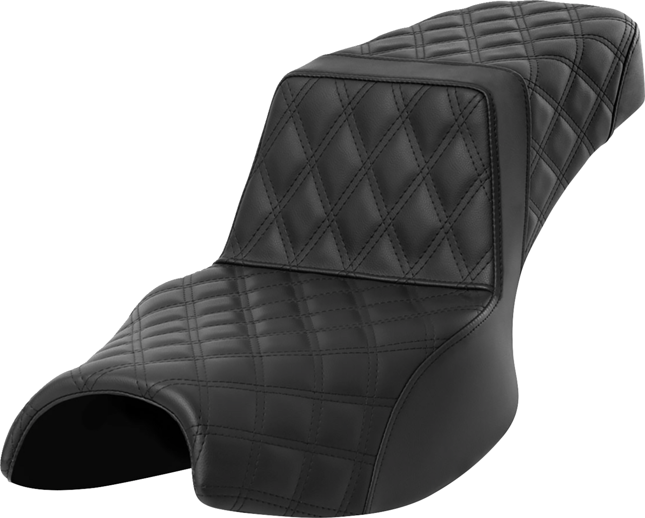 SADDLEMEN Step-Up Seat - Full Lattice Stitch - Extended Reach - Challenger '20-'24 I20-06E-175