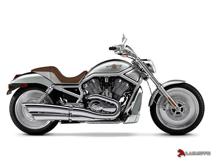 LUIMOTO (Modern) Rider Seat Cover for the HARLEY DAVIDSON VRSC V-ROD NIGHT ROD (03-08)