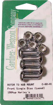 Front Brake Rotor Allen Bolts 84 Up All Laced Wheels