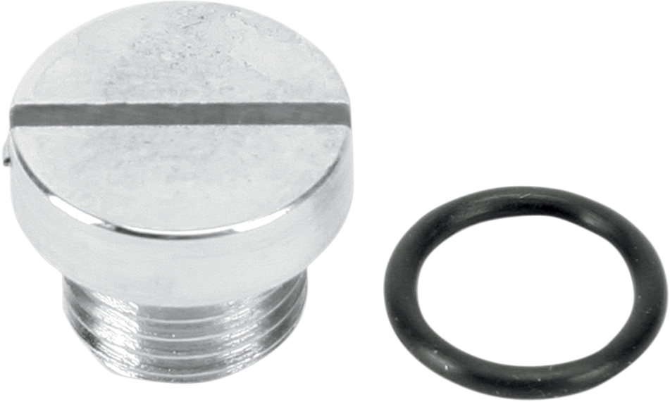 COLONY Oil Screen Plug - Chrome - Big Twin 9876-2
