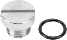 COLONY Oil Screen Plug - Chrome - Big Twin 9876-2