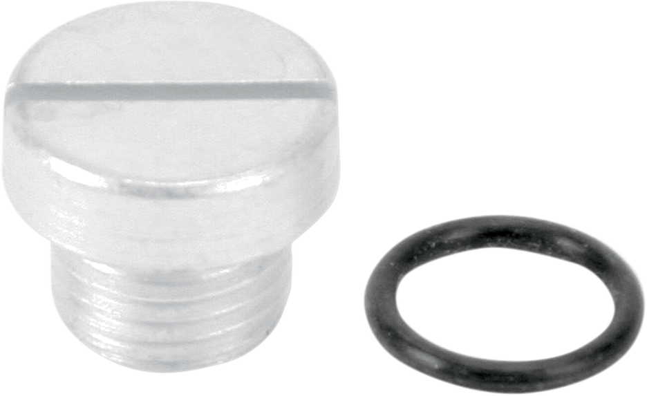 COLONY Oil Screen Plug - Cadmium - Big Twin 9877-2