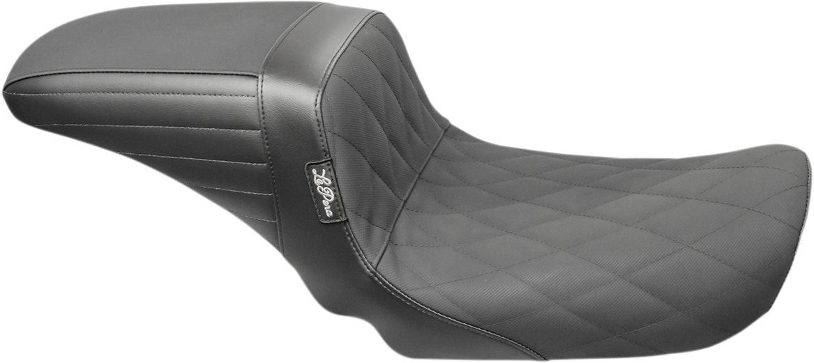 LE PERA Kickflip Daddy Long Legs Seat - Diamond w/ Gripp Tape - Black - FX '06-'17 LK-591DLDMGP