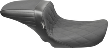 LE PERA Kickflip Daddy Long Legs Seat - Diamond w/ Gripp Tape - Black - FX '06-'17 LK-591DLDMGP