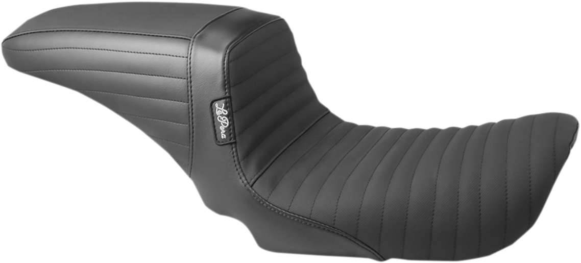 LE PERA Kickflip Daddy Long Legs Seat - Pleated w/ Gripp Tape - Black - FX '06-'17 LK-591DLPTGP