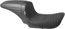 LE PERA Kickflip Daddy Long Legs Seat - Pleated w/ Gripp Tape - Black - FX '06-'17 LK-591DLPTGP