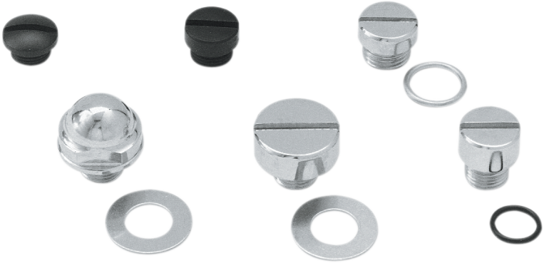COLONY Relief Plug - Chrome - Big Twin 9607-2