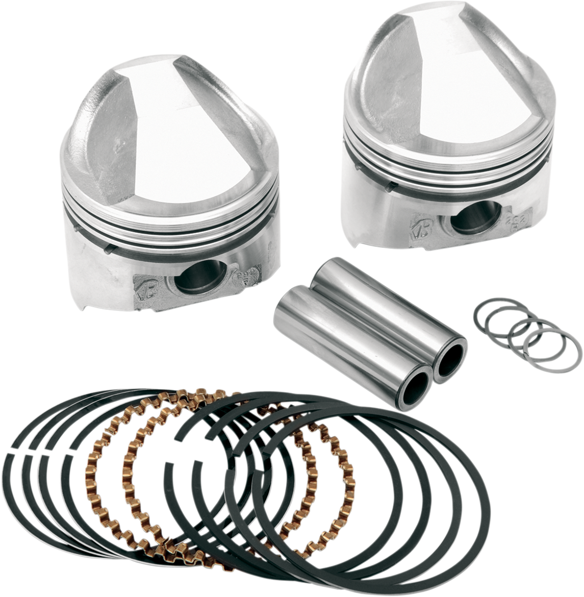 KB PERFORMANCE Wrist Pin Lock Ring - '41-'99 Knucklehead/Panhead/Shovelhead/Sportster/EVO RRN-81-4PK
