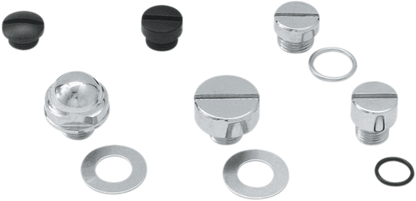 COLONY Oil Screen Plug - Chrome - Big Twin 9644-2