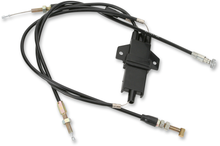 PARTS UNLIMITED Black Vinyl Throttle Cable - Bombardier 05-13933