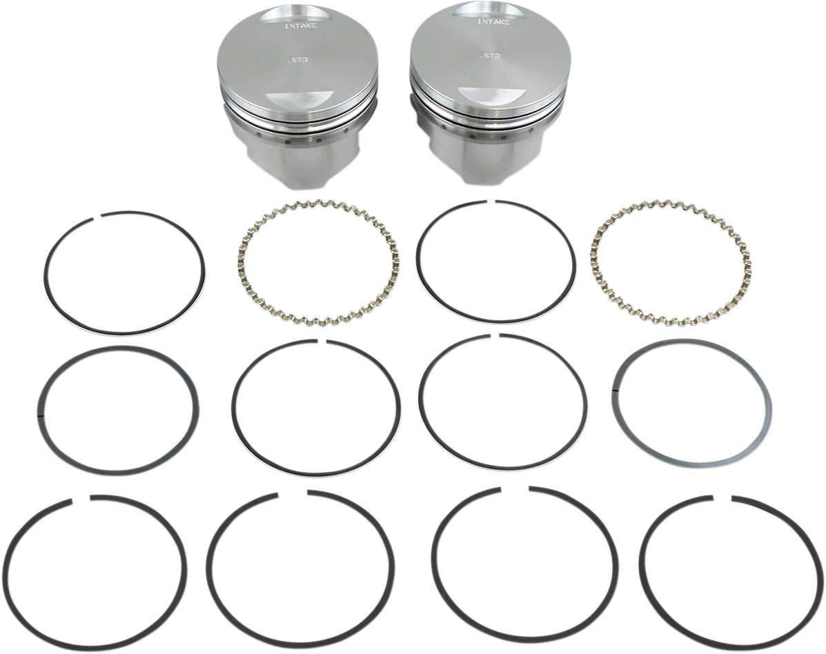 KB PERFORMANCE Piston Kit - 3.498" Standard - 9.0:1 CR - XL1200 KB295.STD