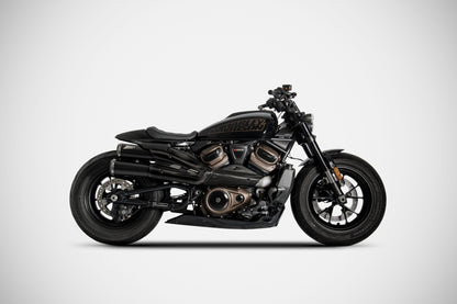 Zard Top Gun exhaust for Harley Davidson Sportster S 1250
