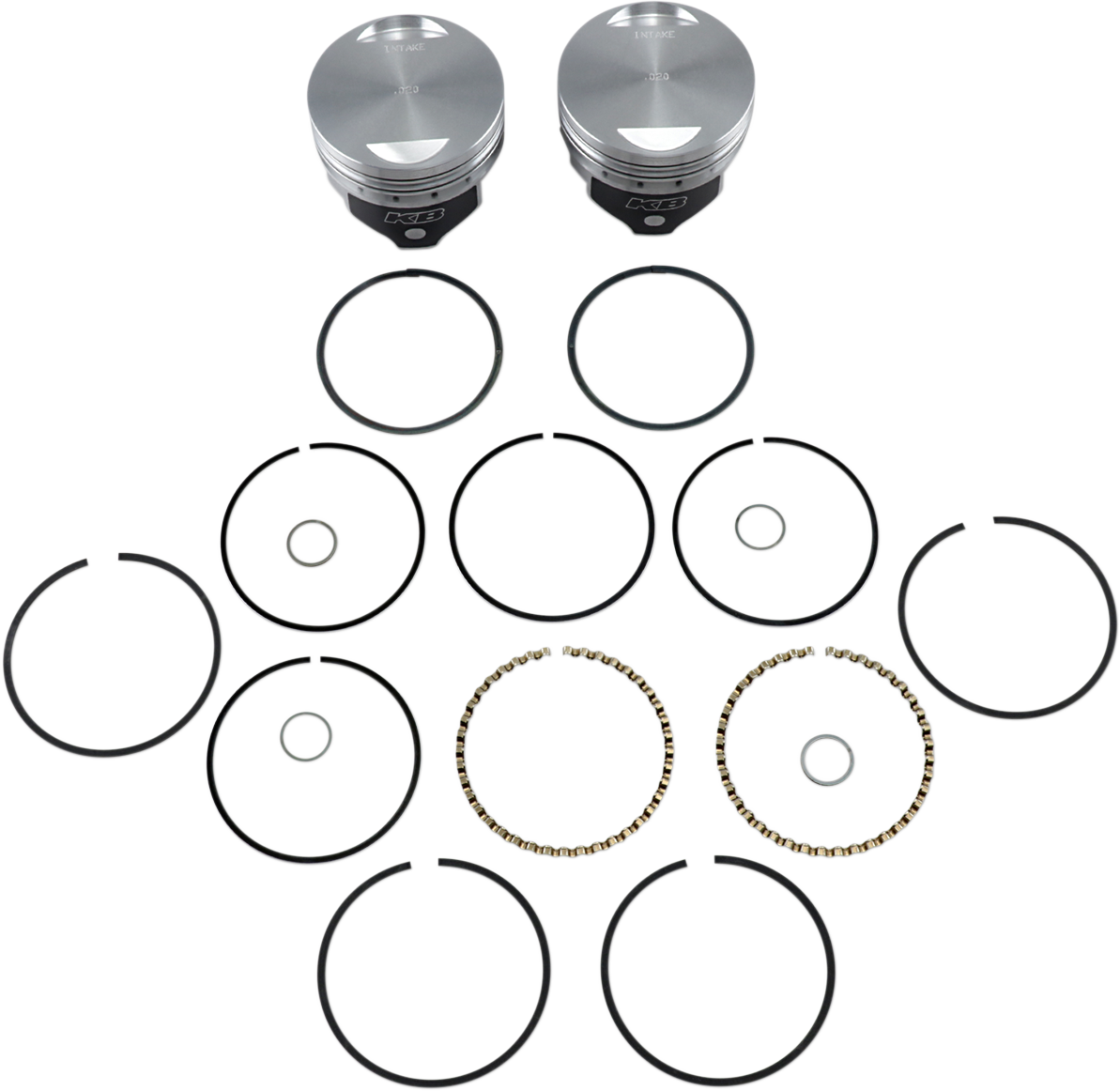 KB PERFORMANCE Piston Kit - 3.498" +0.020" - 9.0:1 CR - XL1200 KB295.020